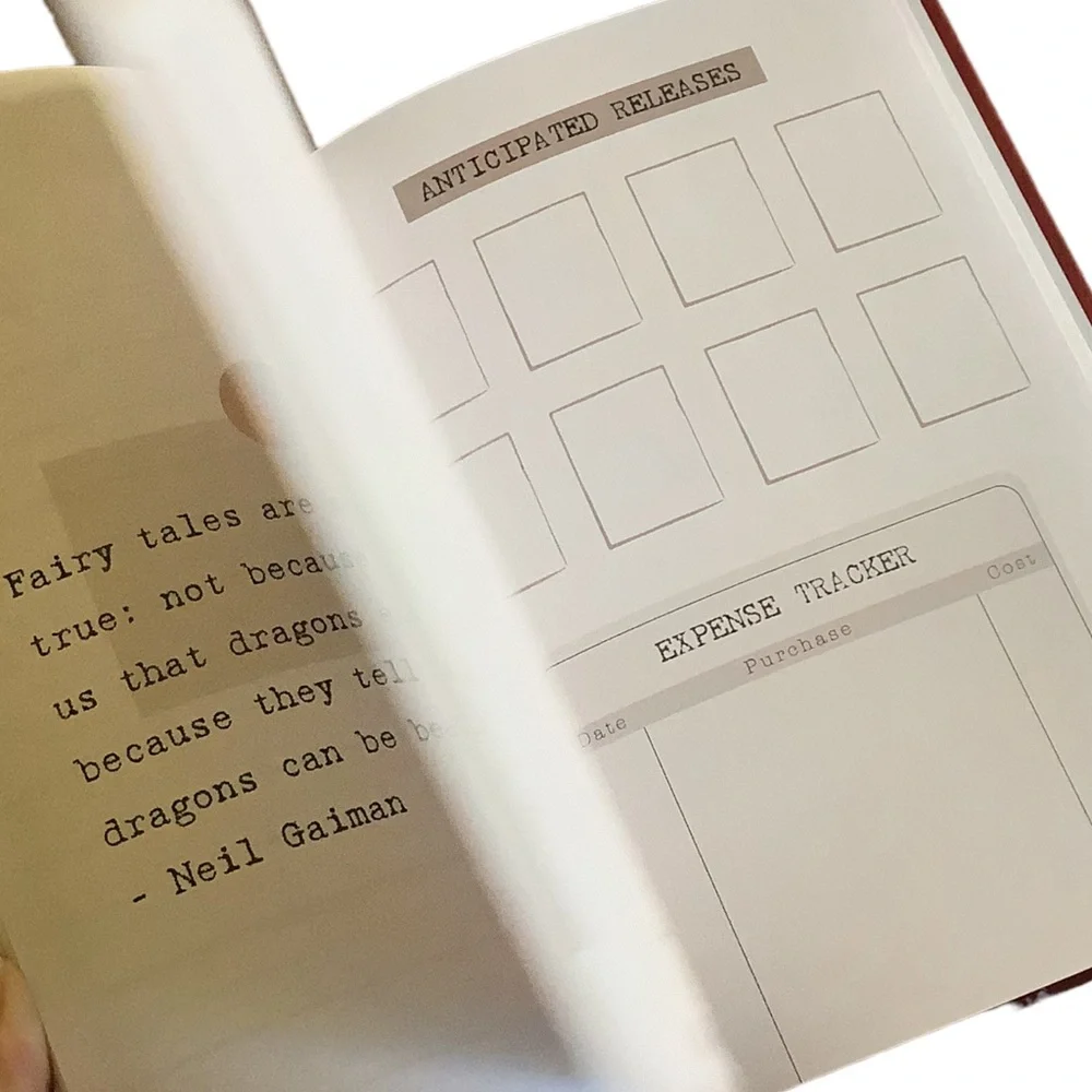 Reading Journal Planner New Hardback TBR - Picture 9 of 15